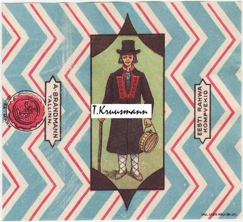 A_Brandmann_Tallinn_Eesti_Rahwa_Kompvekid_mees_pläsku_ja_kepiga