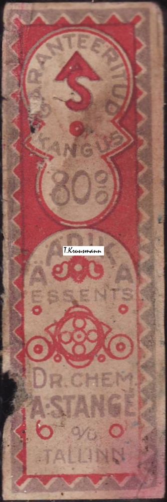 A_Stange_Tallinn_Äädika_essents_pudelil