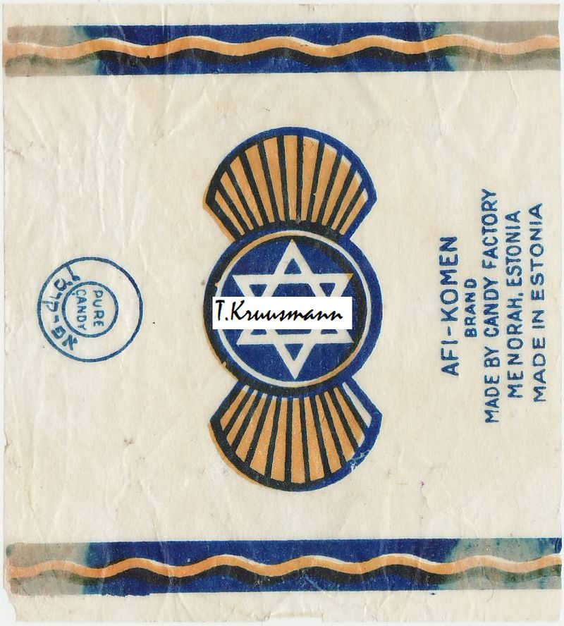 Afi-Komen_Brand_Menorah_Estonia_Pure_Candy_sinine_juudimärk