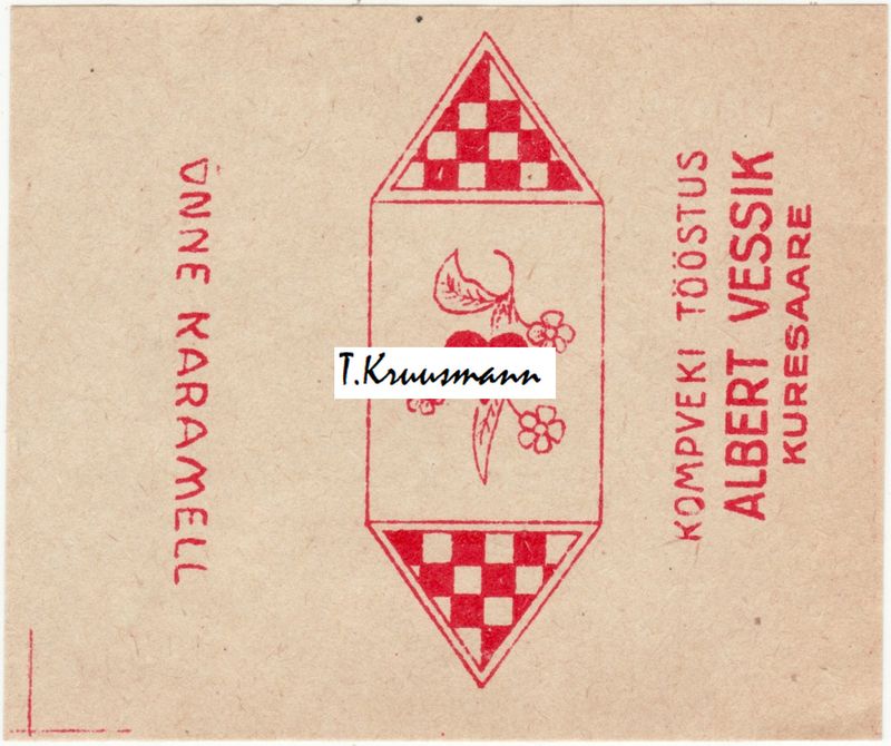 Albert_Vessik_Kuresaare_Õnne_karamell_ärtu_äss_punane