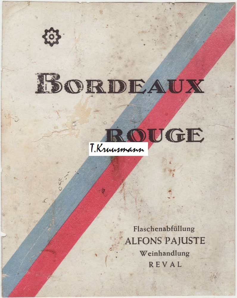 Alfons_Pajuste_Reval_Bordeaux_Rouge
