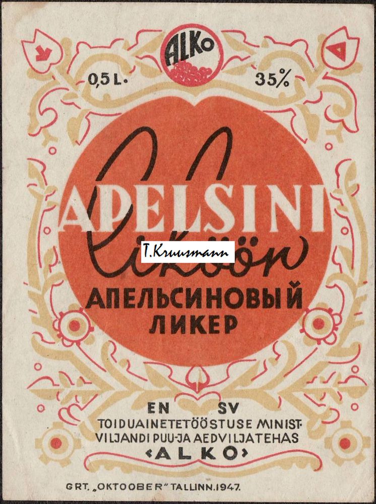 Alko_ENSV_TT_Min_Apelsini_liköör_GRT_Oktoober