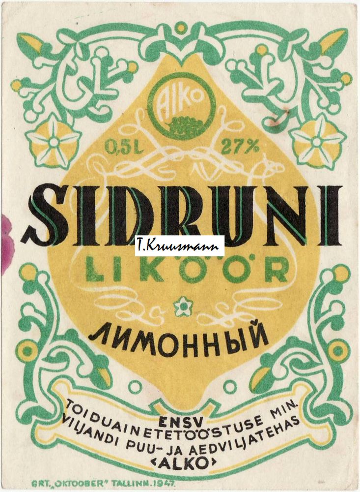 Alko_ENSV_TT_Min_Sidruni_liköör_GRT_Oktoober