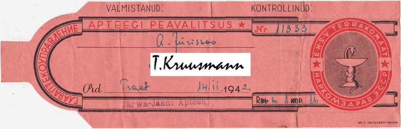 Apteegi_peavalitsus_Järwa-Jaani_punane