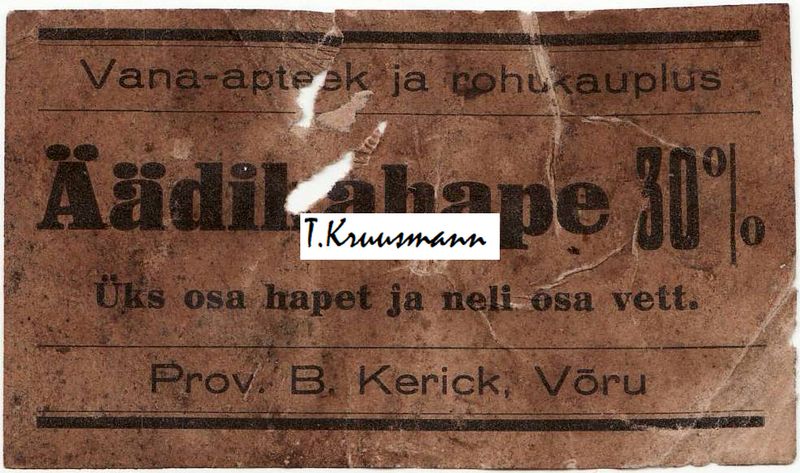 B_Kerick_Võru_Äädikahape