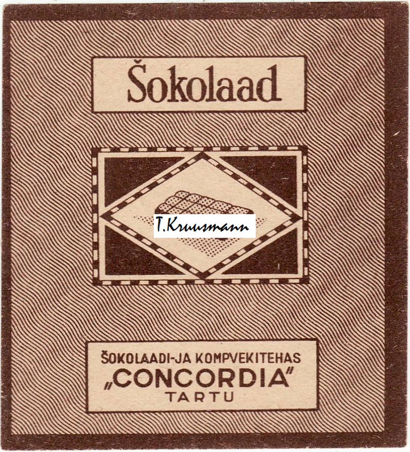Concordia_Tartu_Šokolaad