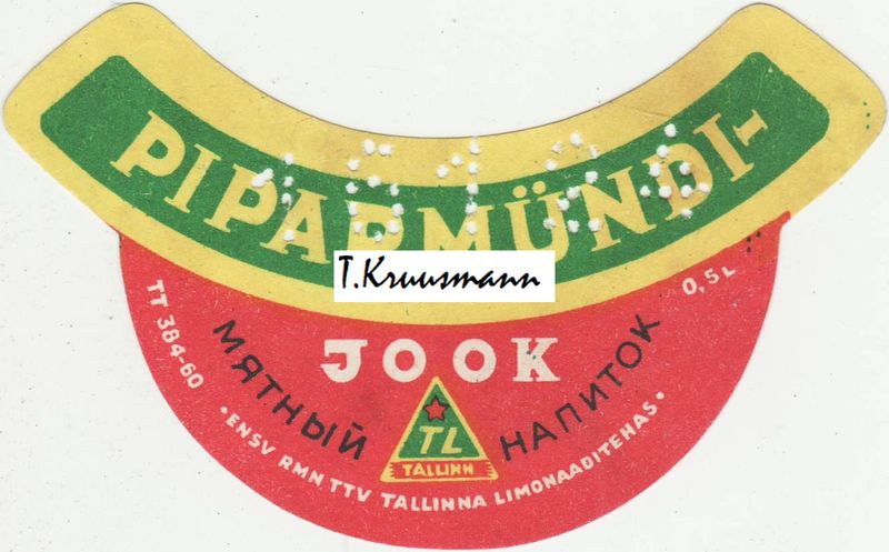 ENSV_Tallinna_Limonaaditehas_Piparmündi-jook