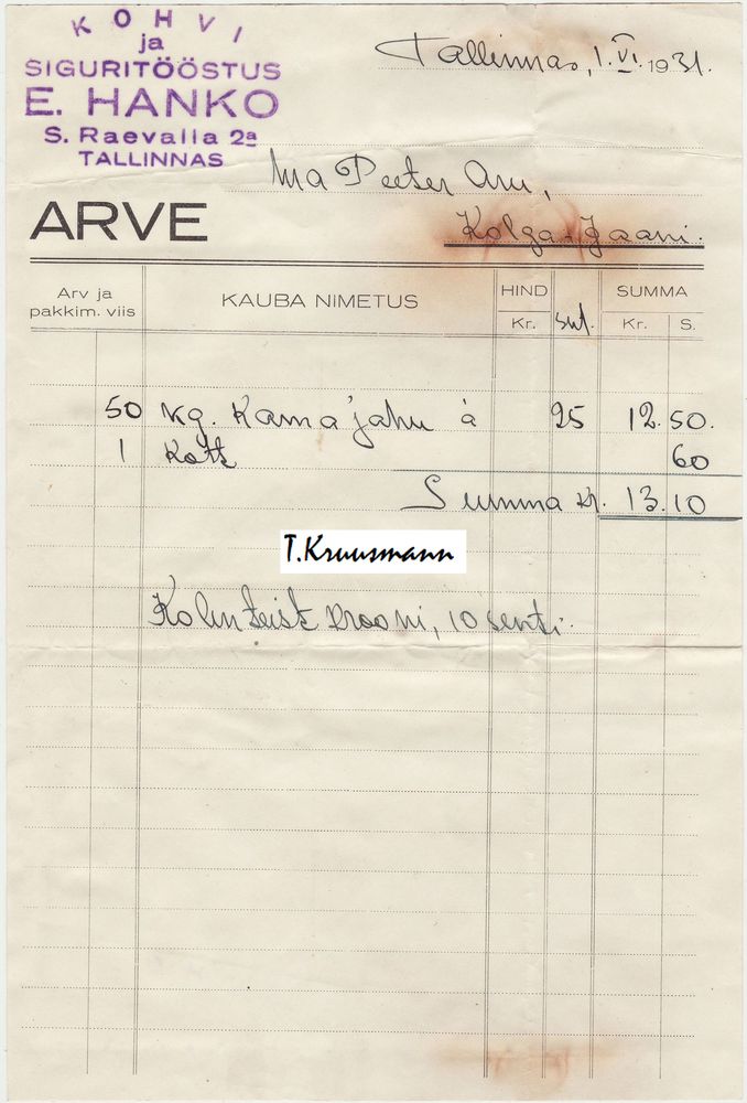 E_Hanko_Tallinnas_arve