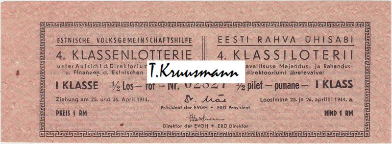Eesti_Rahva_Ühisabi_4._Klassiloterii_I_klass_½_pilet_punane