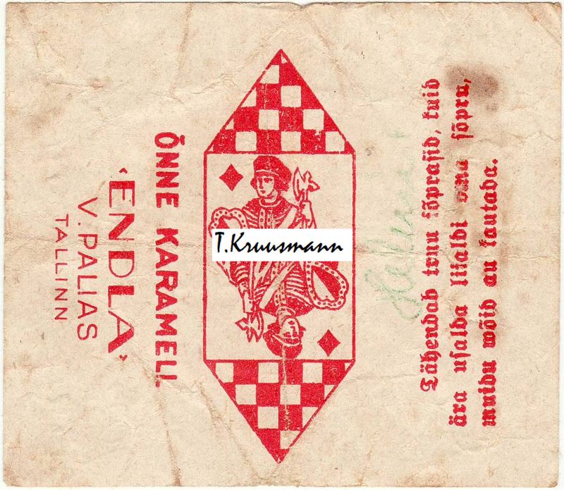 Endla_V_Palias_Tallinn_Õnne_karamell_ruutu_soldat