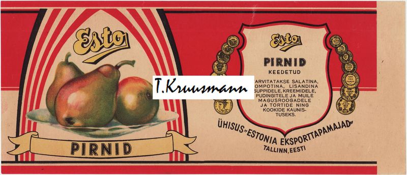 Estonia_Eksporttapamajad_Esto_Tallinn_Pirnid