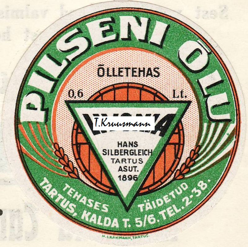 Hans_Silbergleich_Livonia_Pilseni_õlu_0.6_Laakmann_TartusÜÕL