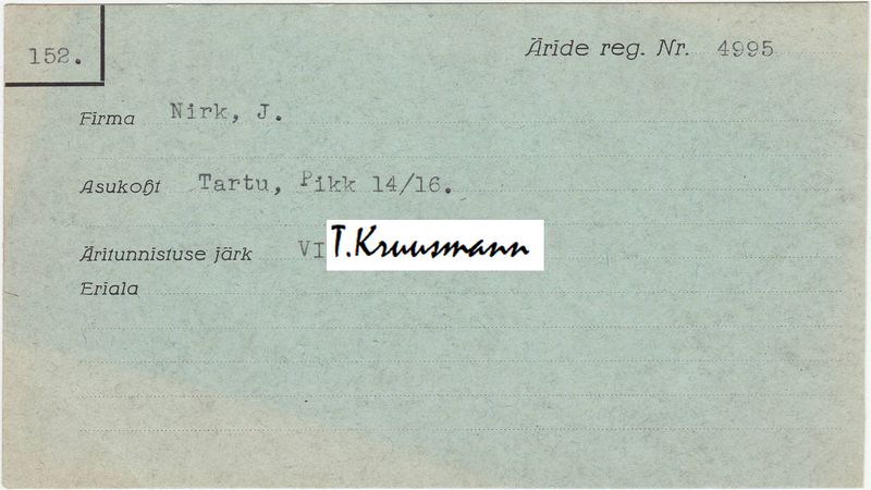 J_Nirk_Tartuäriregistri_kartoteegi_kaart