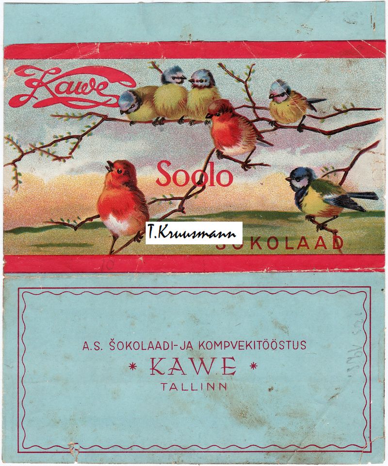 Kawe_Tallinn_Soolo_šokolaad