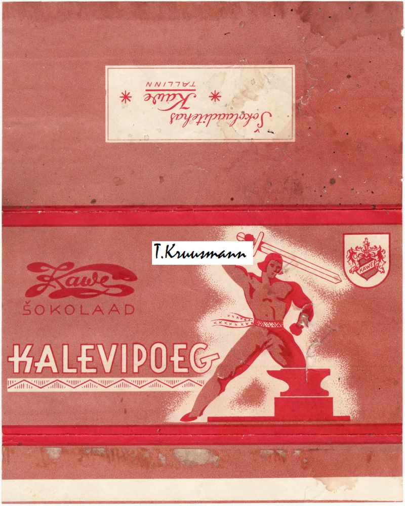 Kawe_Tallinn_Šokolaad_Kalevipoeg