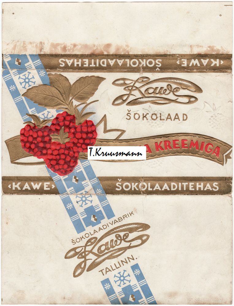 Kawe_Tallinn_Šokolaad_Vaarika_kreemiga