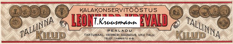 Leonhard_Krewald_Vesneri_asundus_Tartumaal_Tallinna_kilud_külje_silt