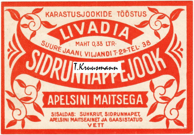 Livadia_Suure_Jaani_Sidrunhappejook_Apelsini_maitsega