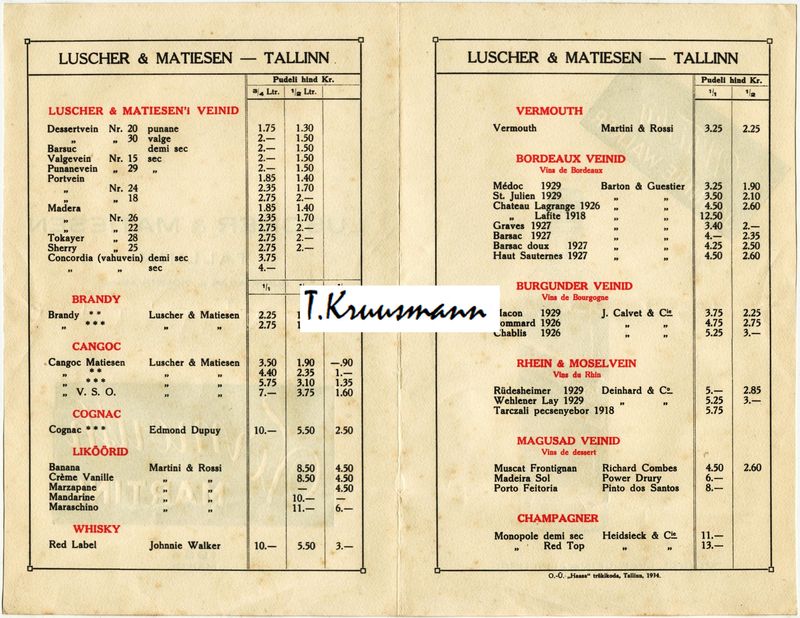 Luscher_ja_Matiesen_Tallinn_hinnakiri_pööre