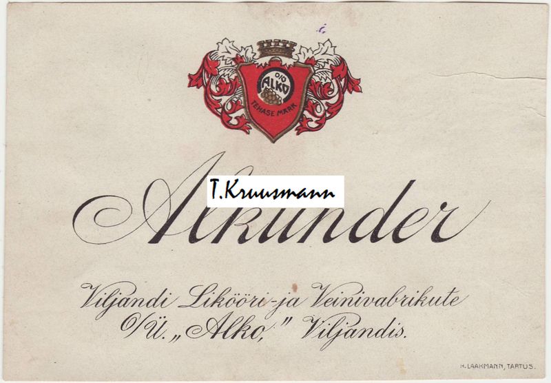 OÜ_ALKO_Viljandis_Alkunder