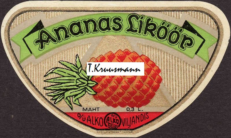 OÜ_ALKO_Viljandis_Ananas_Liköör