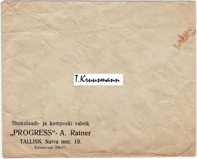 Progress_A_Ratner_Tallinn_ümbrik