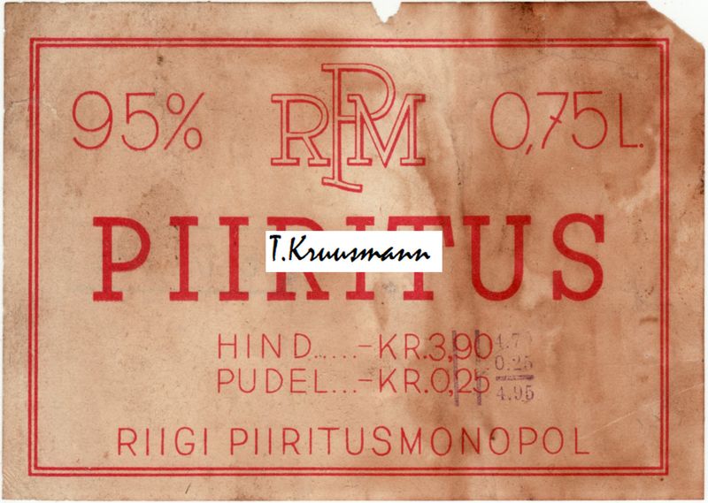 Riigi_Piiritusmonopol_Piiritus
