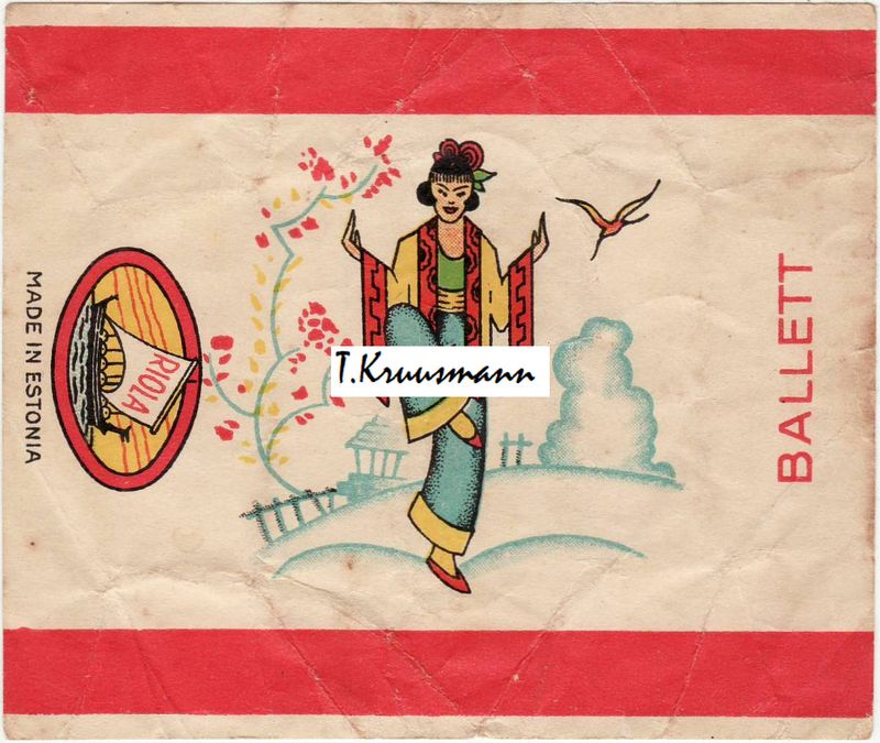 Riola_Ballett_mustaga_punane