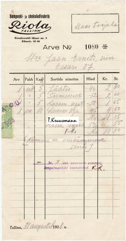 Riola_Tallinn_Arve_No1080