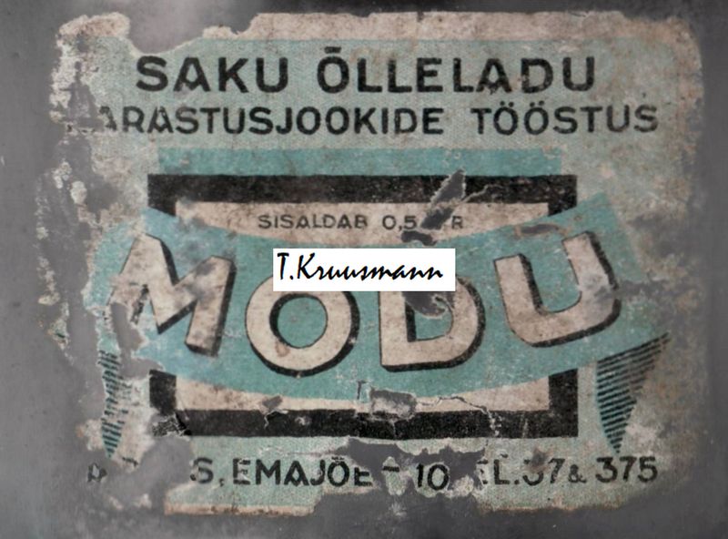 Saku_õlleladu_Tartus_Mõdu_pudelil