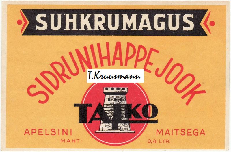 Talko_Suhkrumagus_Sidrunihappejook_apelsini_maitsega