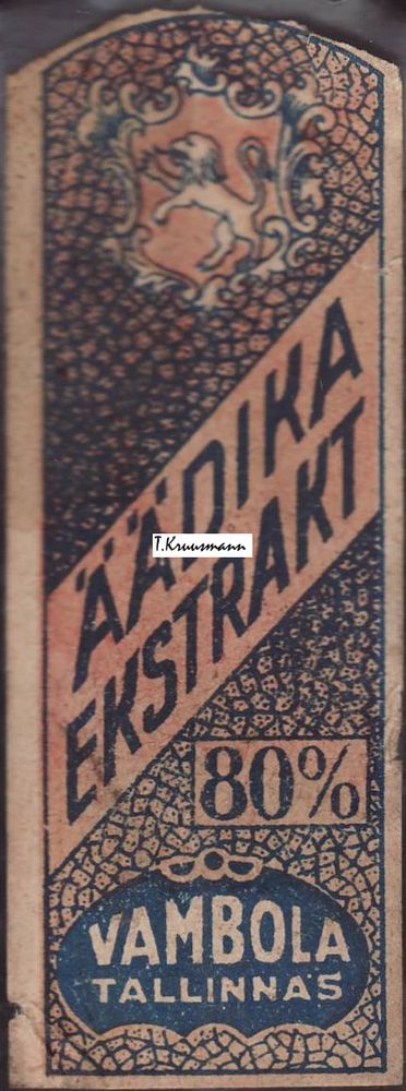 Vambola_Tallinnas_Äädika_ekstrakt_80_roosapudelil