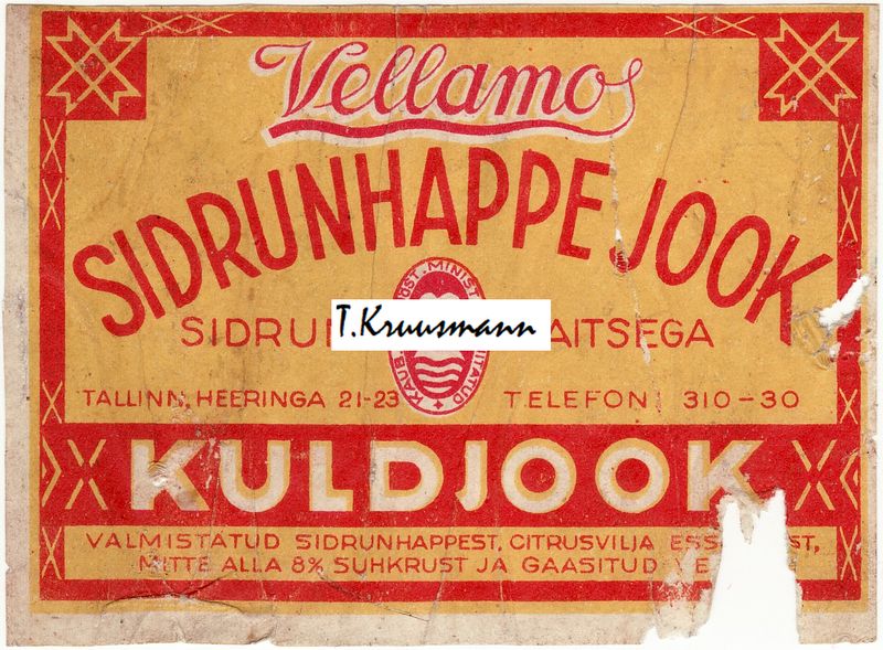 Vellamo_Kuldjook_Sidrunhappejook_punane